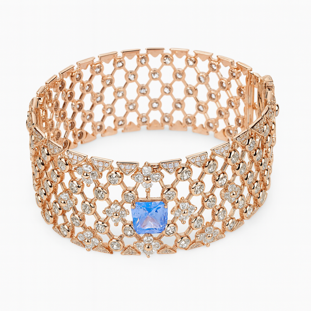 Aanura Emerald Glow Rose Bracelet