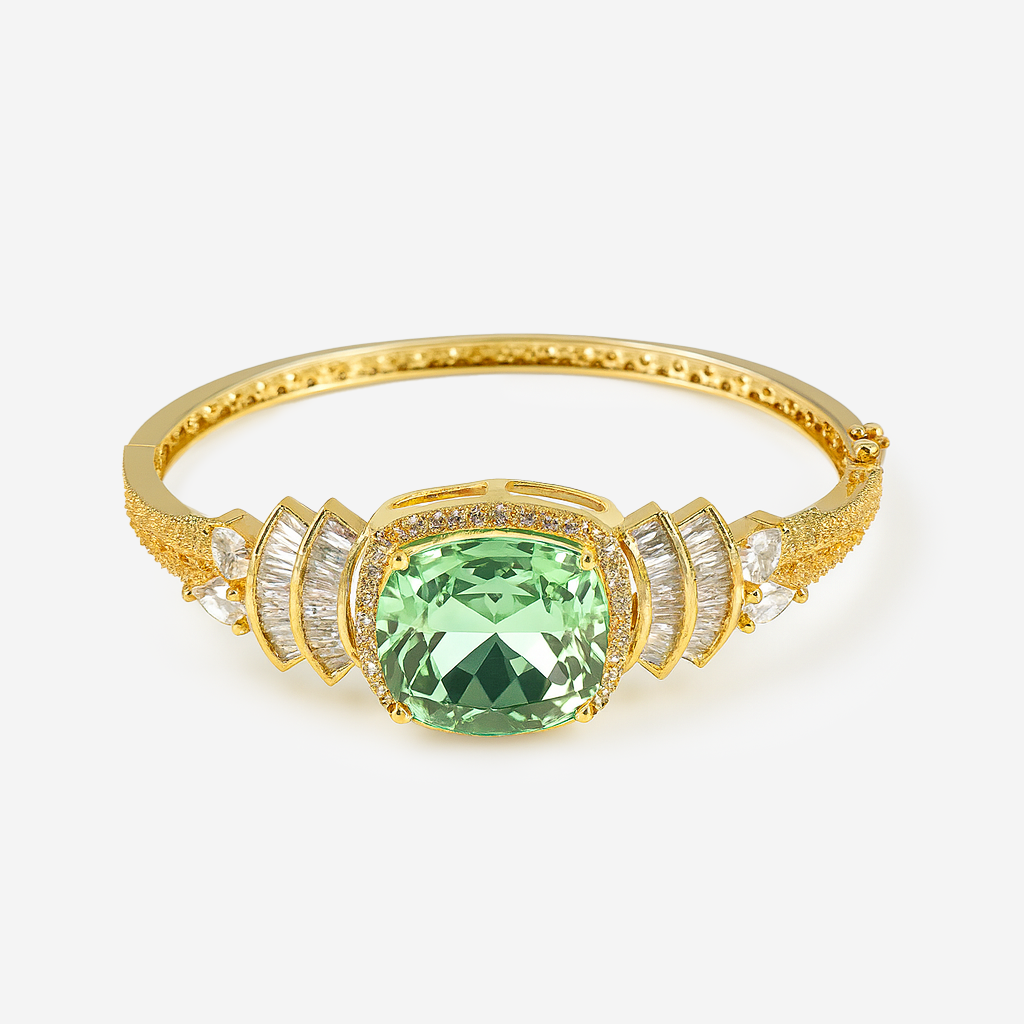 Aanura Regal Ruby Glow Gold Bracelet
