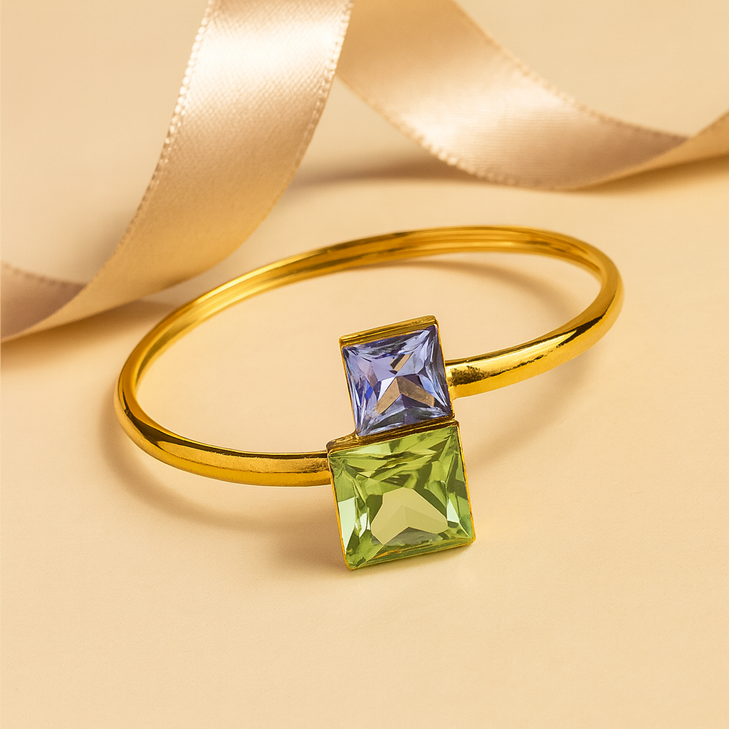 Aanura Twin Radiance Gold Bracelet