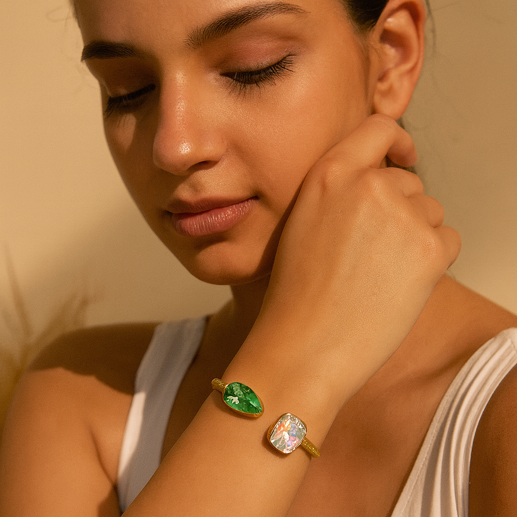 Aanura Aura Gem Glow Gold Bracelet