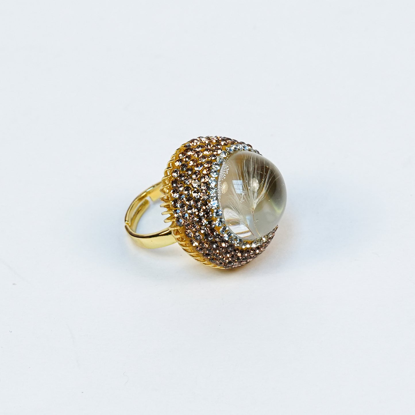 Aanura Gold Stainless Steel Dome Ring