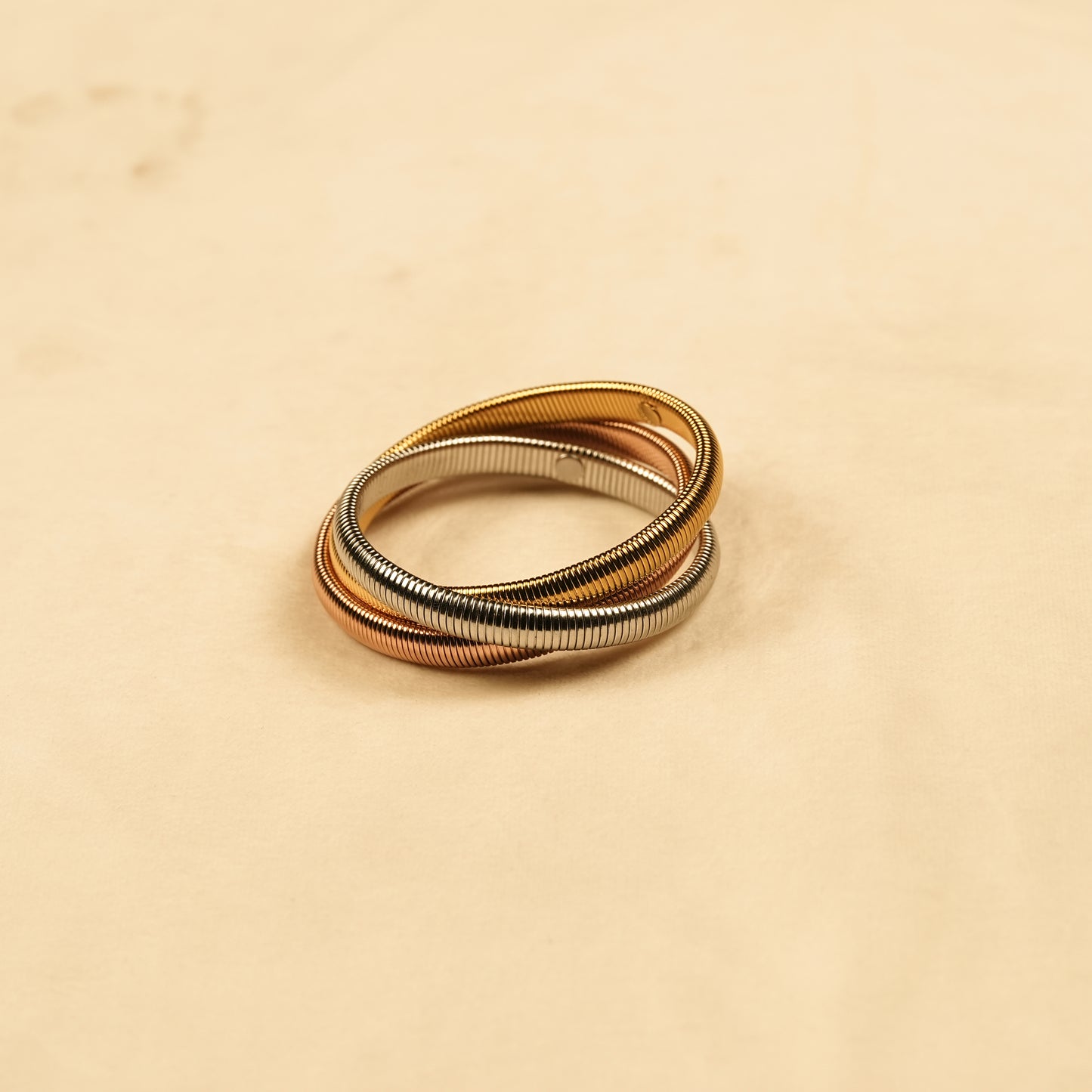 Aanura Triple Coil Statement Bracelet