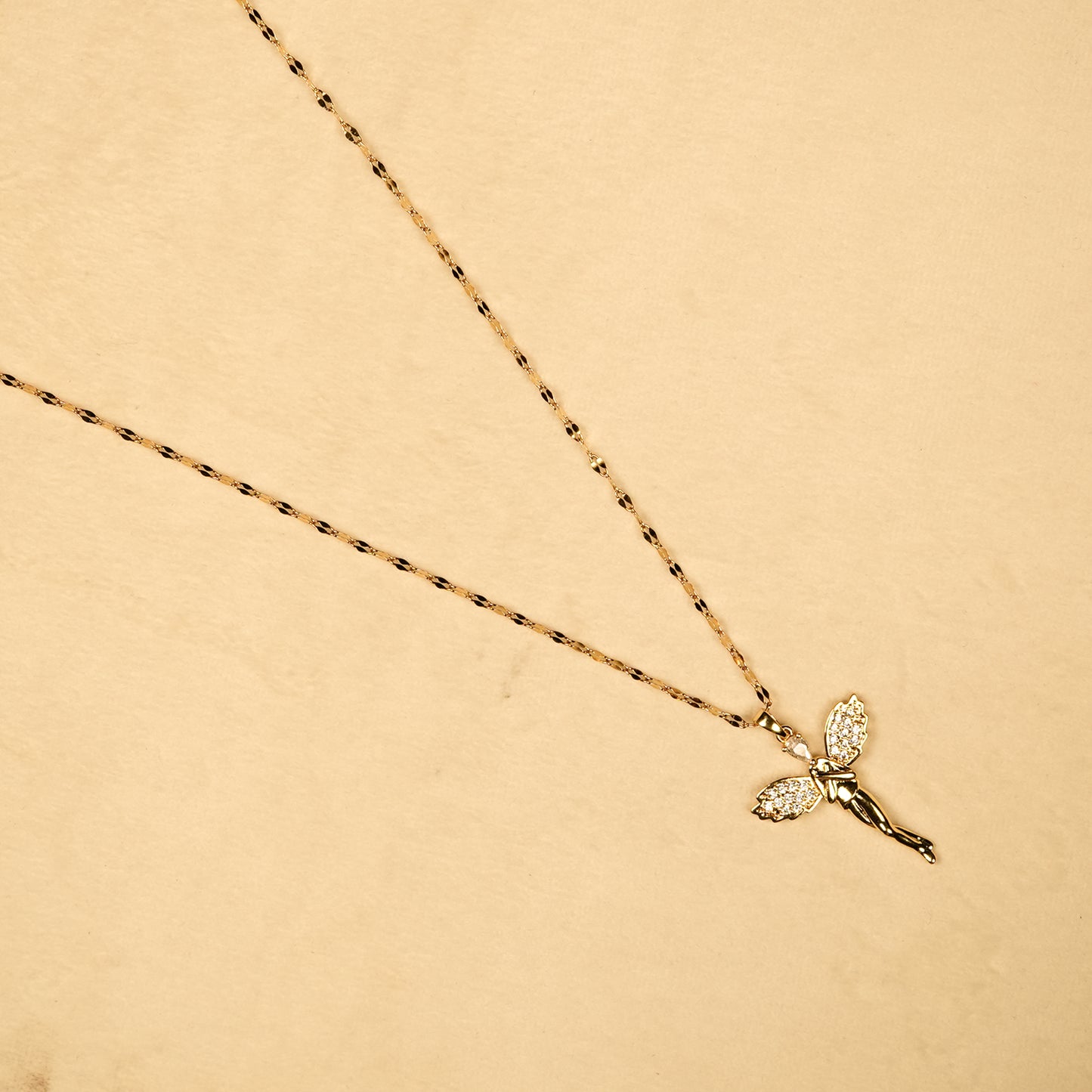 Aanura Fairy Wing Pendant Necklace