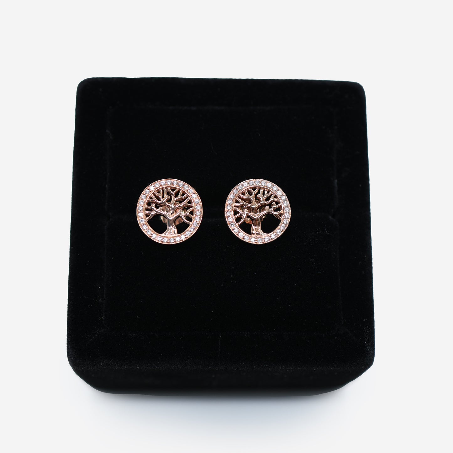 Aanura Tree of Life Stud Earrings in 18K Gold Plated 925 Silver