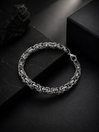 Aanura Dual-Tone Stainless Steel Bracelet For Men