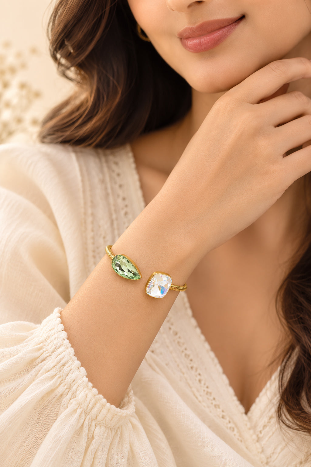 Aanura Aura Gem Glow Gold Bracelet