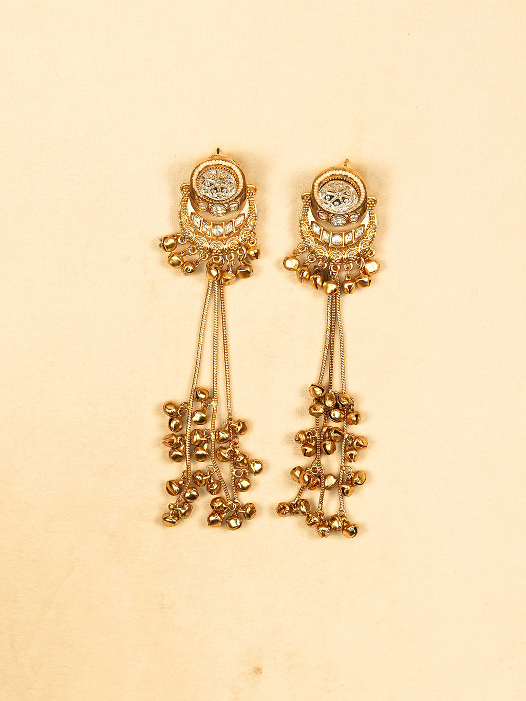 Aanura Gold Plated Chandrika Drop Earrings