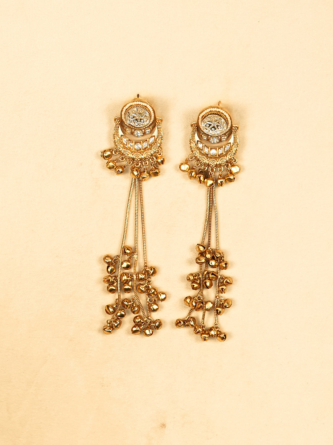 Aanura Gold Plated Chandrika Drop Earrings