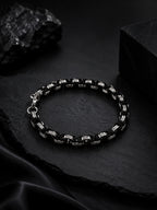 Aanura Dual-Tone Stainless Steel Bracelet For Men