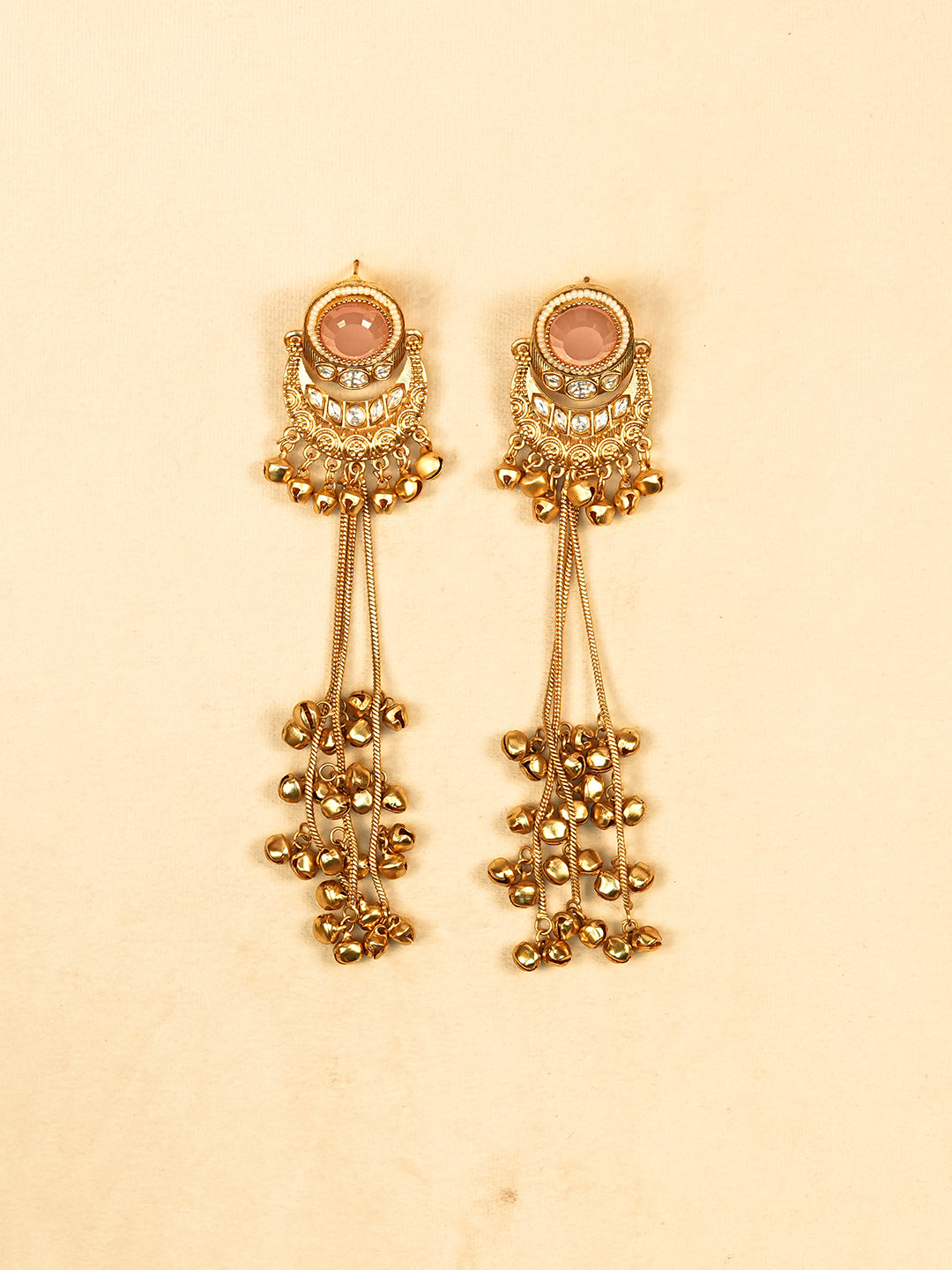 Aanura Gold Plated Chandrika Drop Earrings