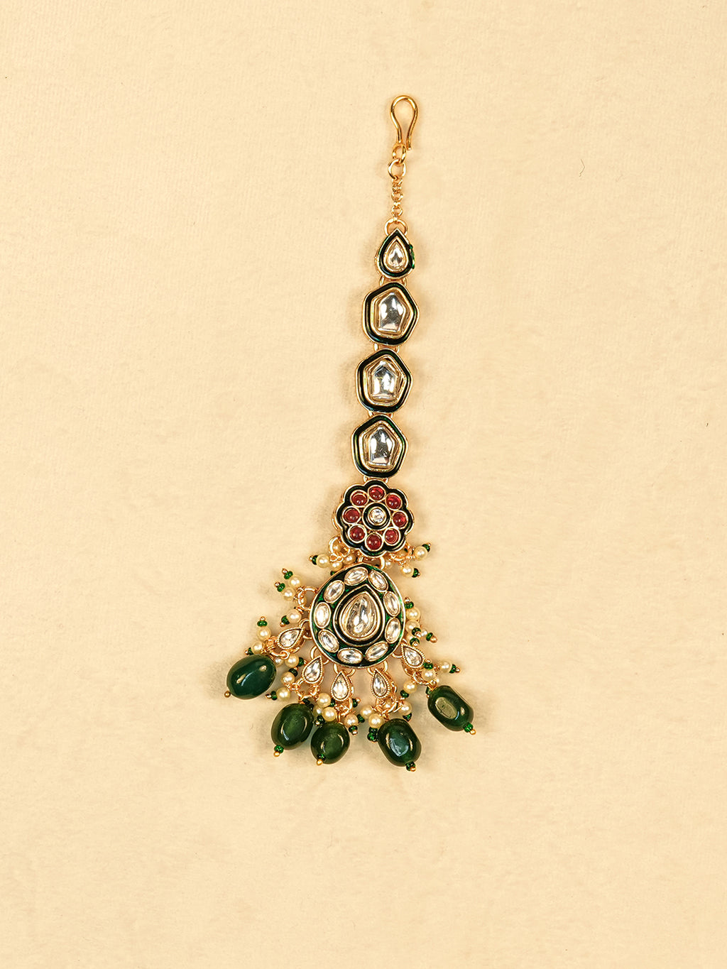 Aanura Gold Plated Traditional Necklace Set