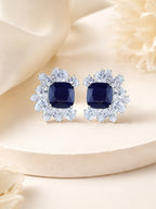 Aanura Ombre Blue and White Drop Earrings