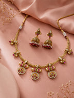 Aanura Traditional Necklace & Earring Set