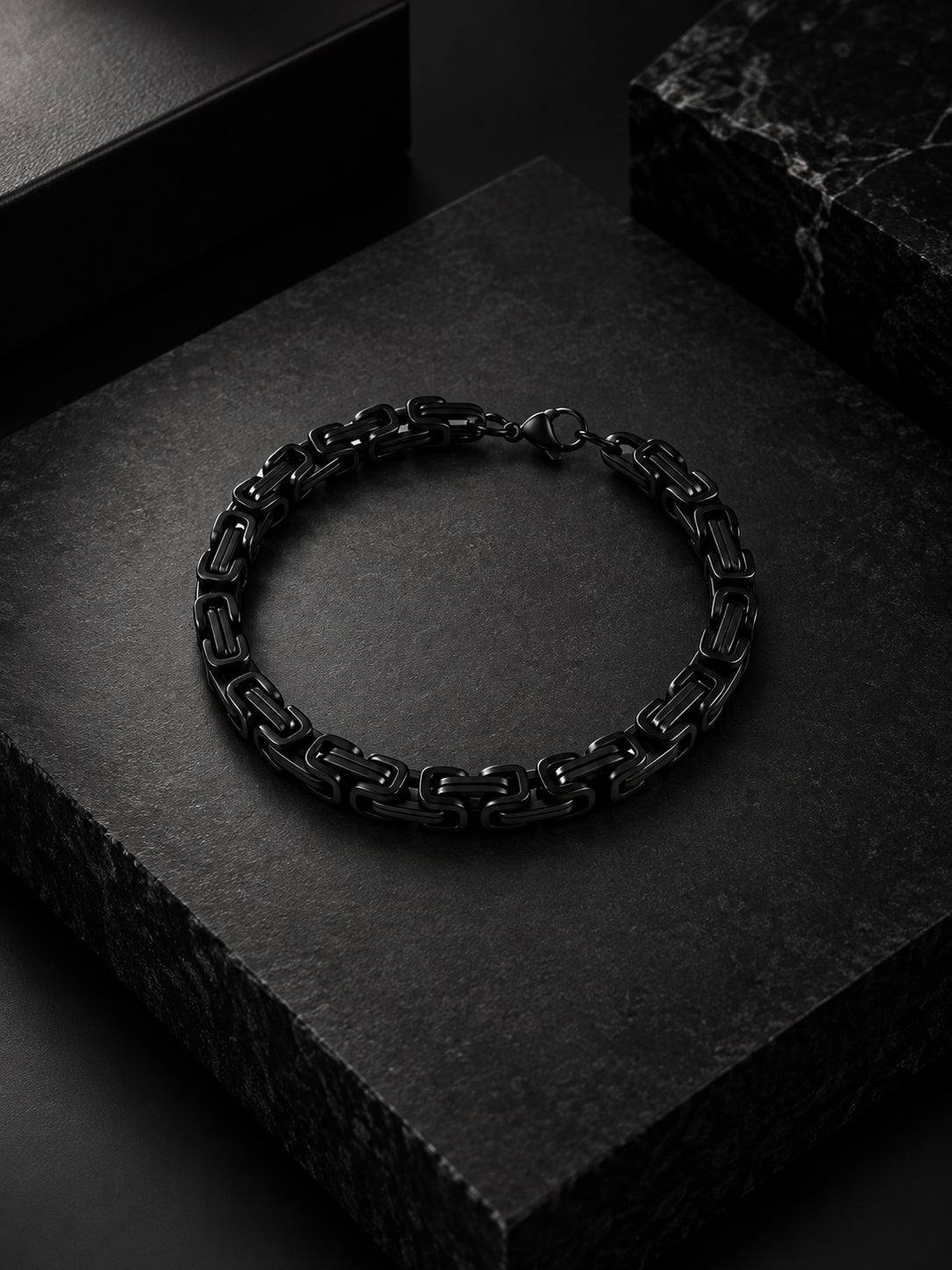 Aanura Dual-Tone Stainless Steel Bracelet For Men