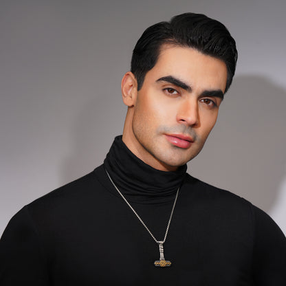 Aanura Dual-Tone Hammer Chain For Men