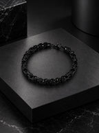 Aanura Dual-Tone Stainless Steel Bracelet For Men