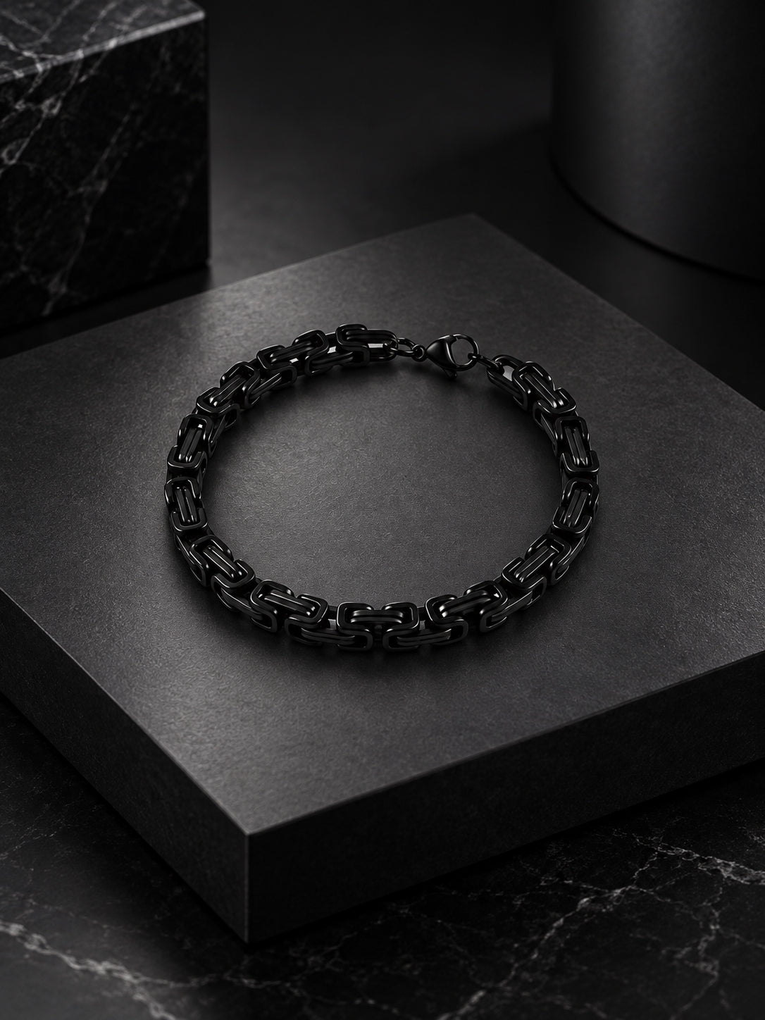 Aanura Dual-Tone Stainless Steel Bracelet For Men