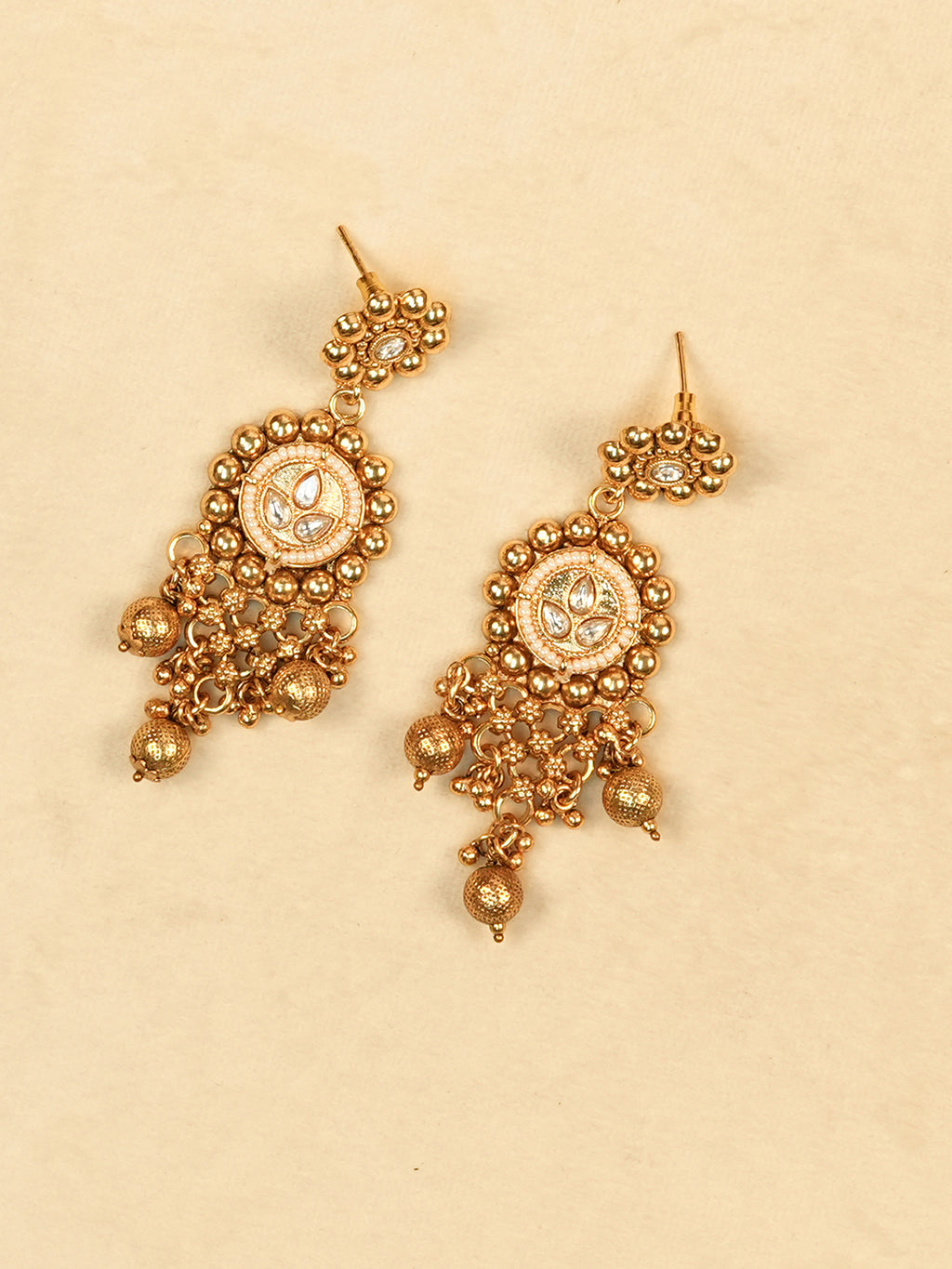 Aanura Gold Plated Heritage Necklace Set
