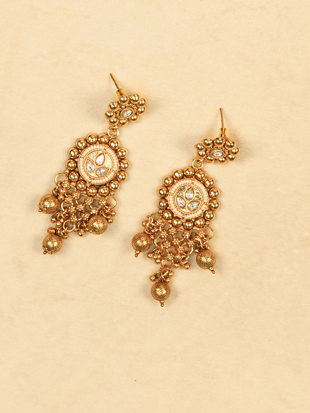 Aanura Gold Plated Heritage Necklace Set