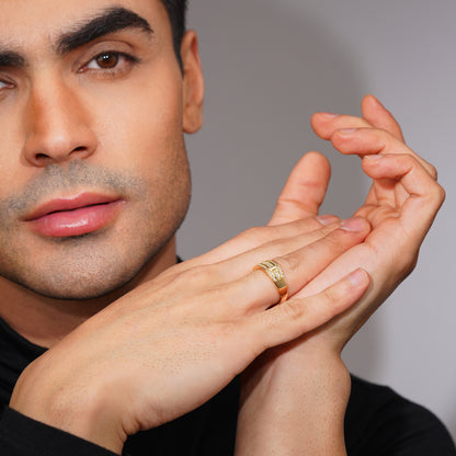 Aanura Pavé Ridge Men’s Ring