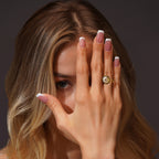 18K Gold Plated Minimal Anti-Tarnish Waterproof Ring