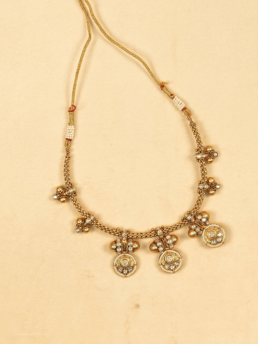 Aanura Traditional Necklace & Earring Set