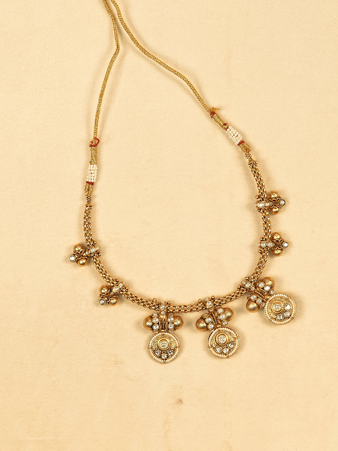 Aanura Traditional Necklace & Earring Set