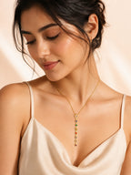 18K Gold Plated Rainbow Star Drop Necklace