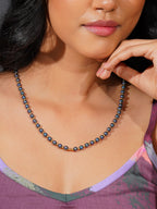 Aanura Gold Stainless Steel Beaded Necklace
