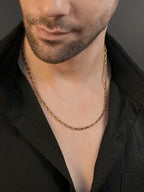 18K Gold Plated Waterproof Anti Tarnish Box Chain