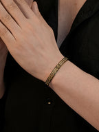 18K Gold Om Engraved Anti-Tarnish Waterproof Kada