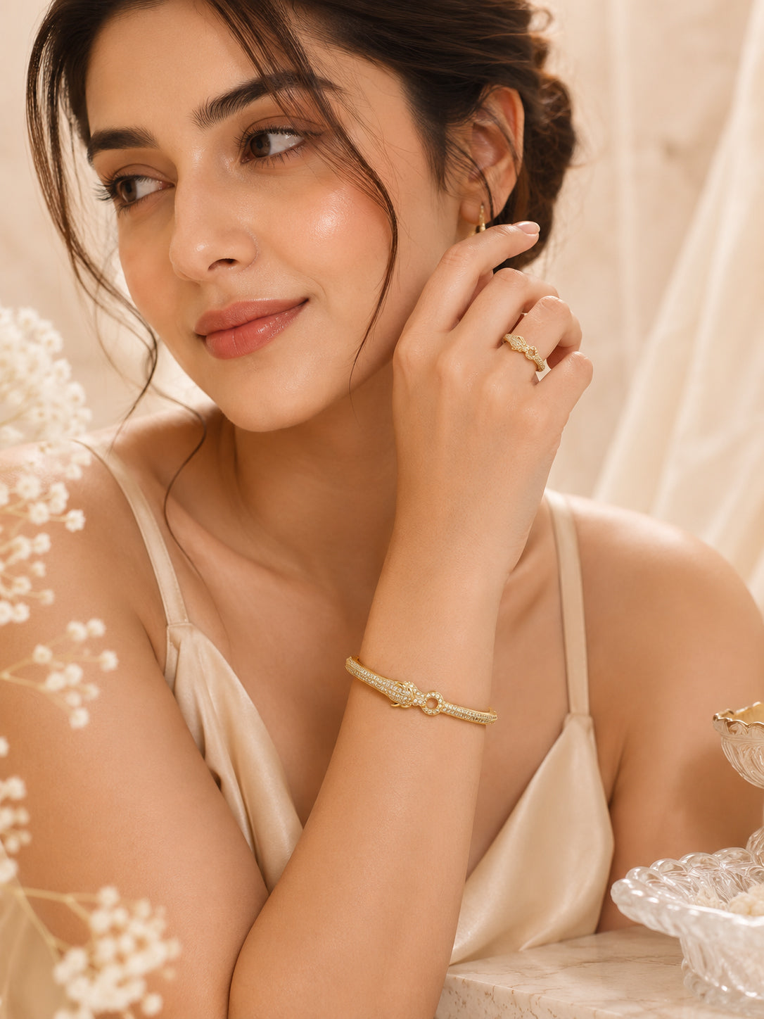 Elegant Crystal Charm Bracelet for Women