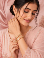 Aanura Classic Stone-Set Gold Plated Bracelet