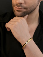 18K Gold Minimal Anti-Tarnish Waterproof Kada Bracelet