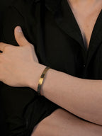 18K Gold Ram Anti-Tarnish Waterproof Kada Bracelet