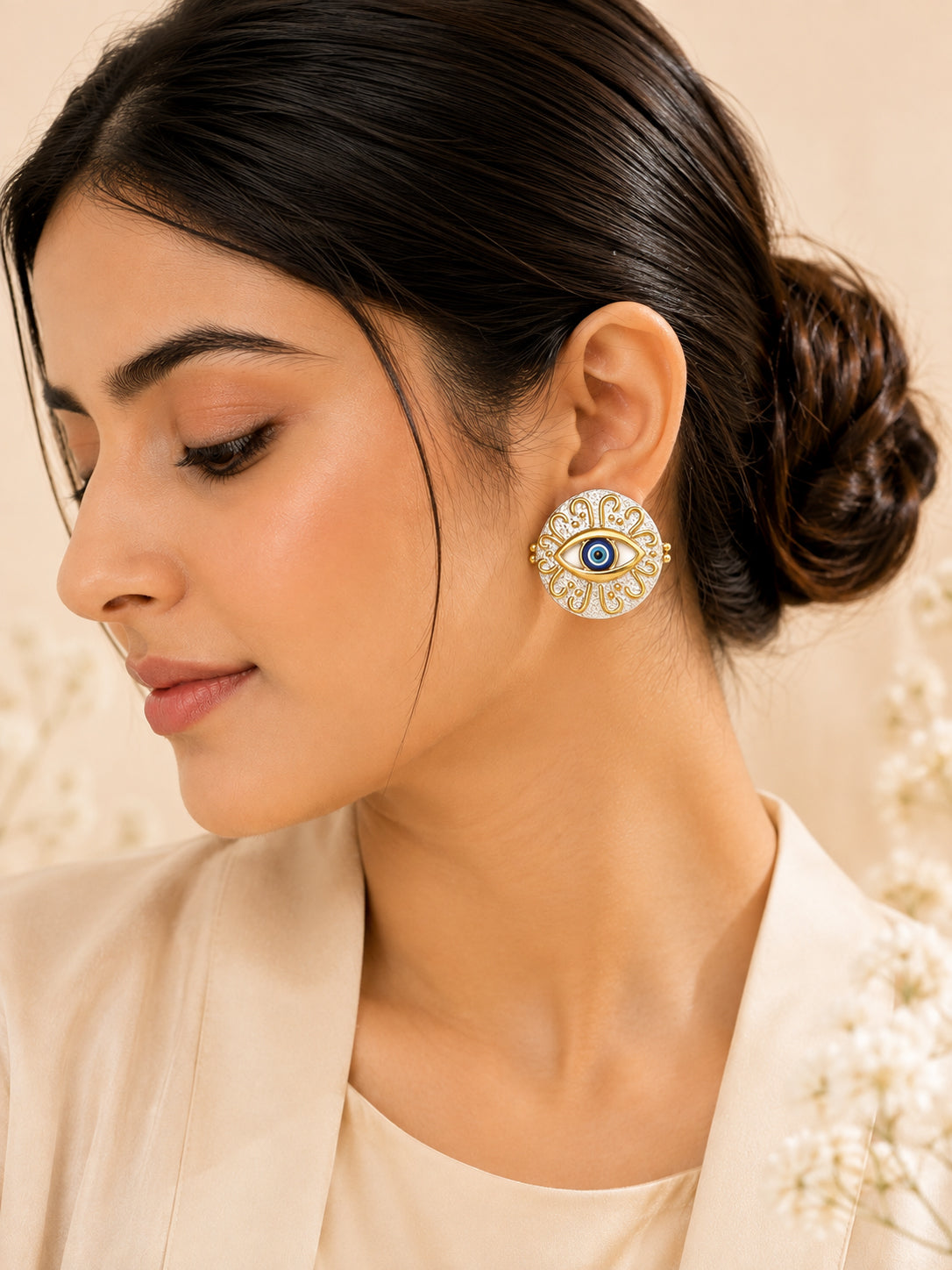 Aanura Evil Eye Protection Earrings