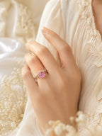 18K Gold Plated Infinity Cushion Anti-Tarnish Waterproof Ring