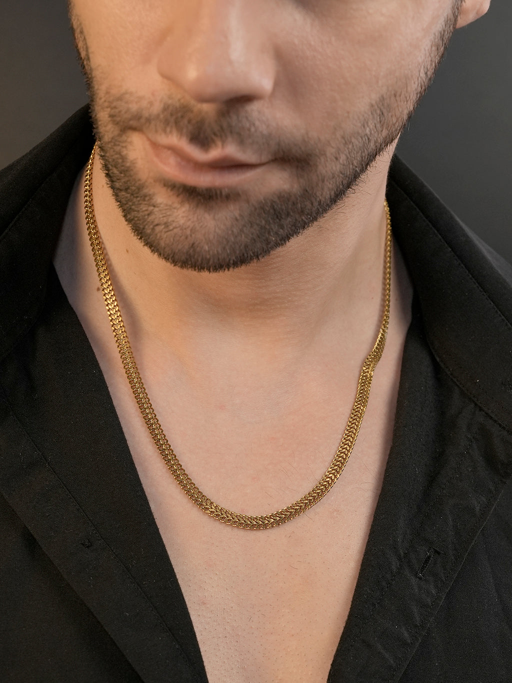 Rhodium plated Cuban Link Anti-Tarnish Waterproof Chain