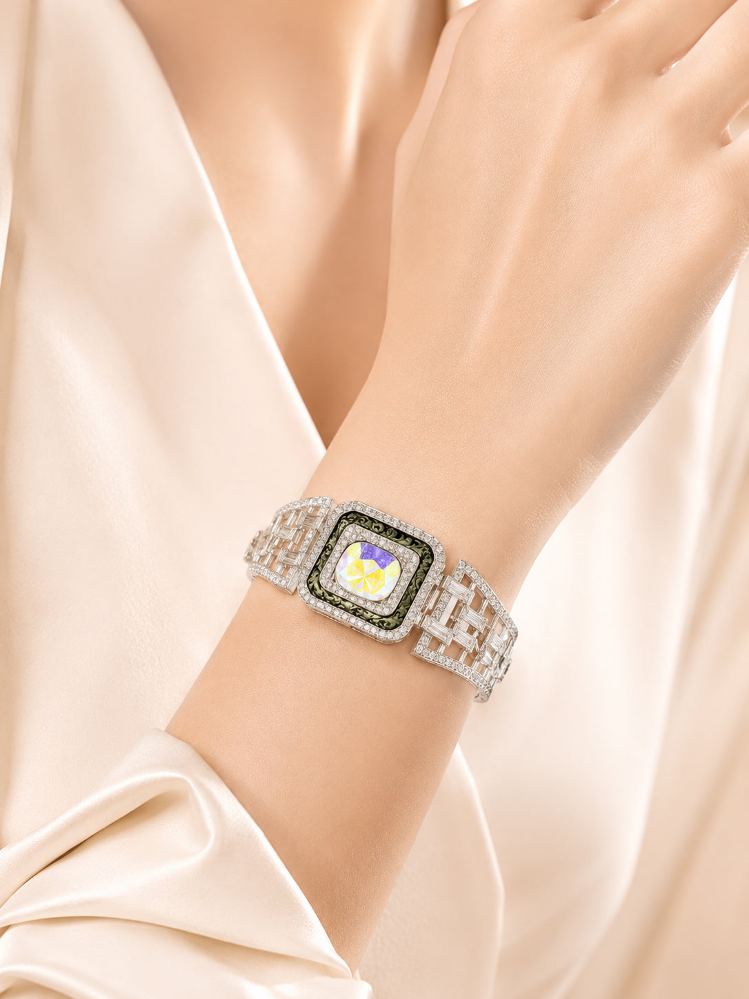 Aanura Prism Aura Silver Bracelet