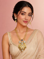 Aanura Antique Statement Pendant Necklace & Earrings