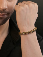 18K Gold Plated Anti Tarnish Waterproof Link Bracelet