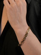 18K Gold Plated Anti Tarnish Waterproof Bar Bracelet