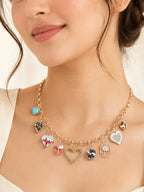 Aanura Gold Charm Necklace