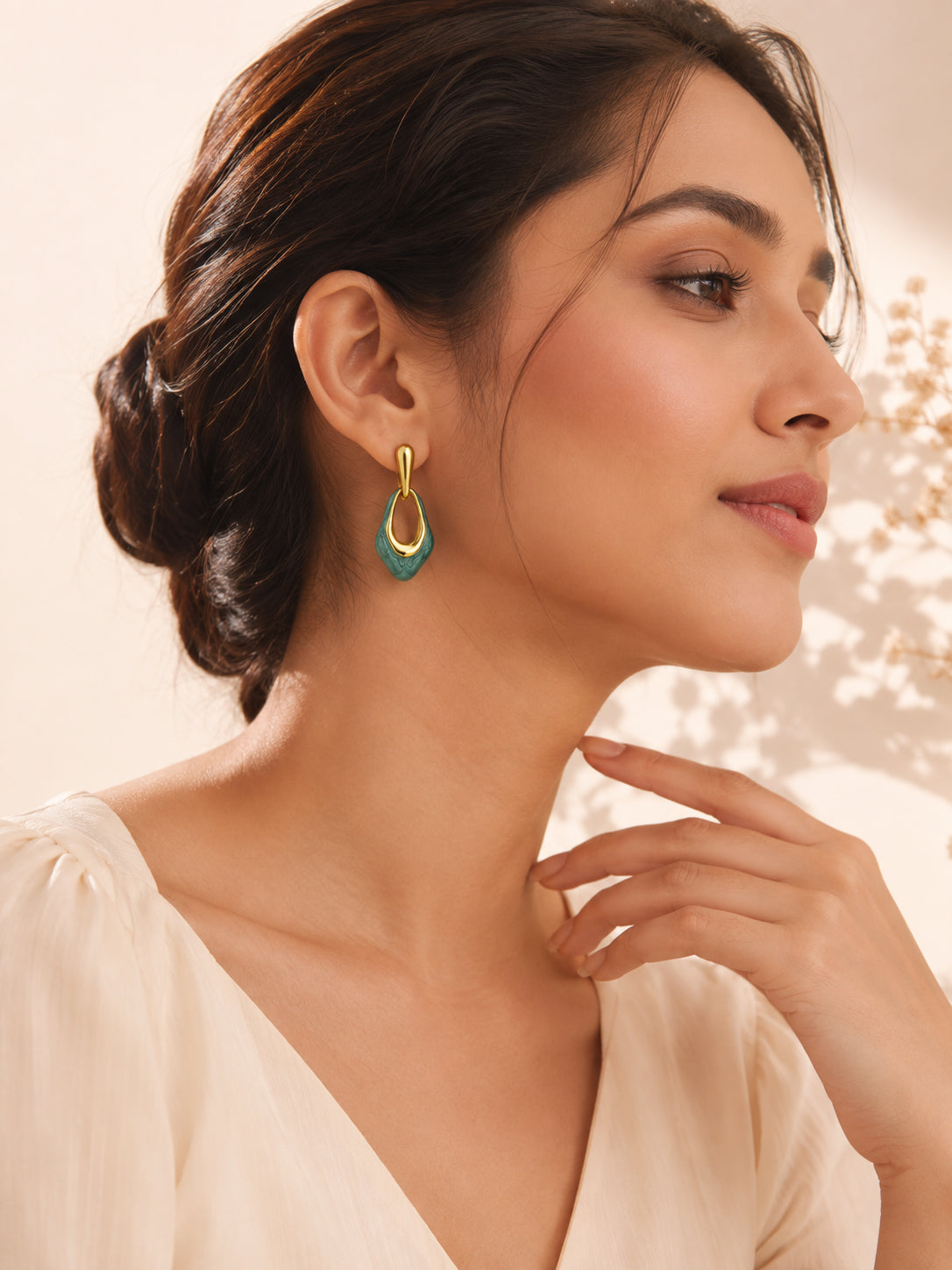 Aanura Ocean Wave Drop Earrings