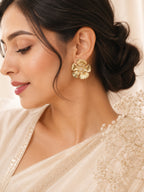 Aanura Gold Blossom Stainless Steel Earrings