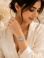 Aanura Emerald Grace Silver Bracelet