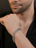 Rhodium Plating Anti Tarnish Waterproof Wing Bracelet