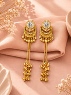Aanura Gold Plated Chandrika Drop Earrings