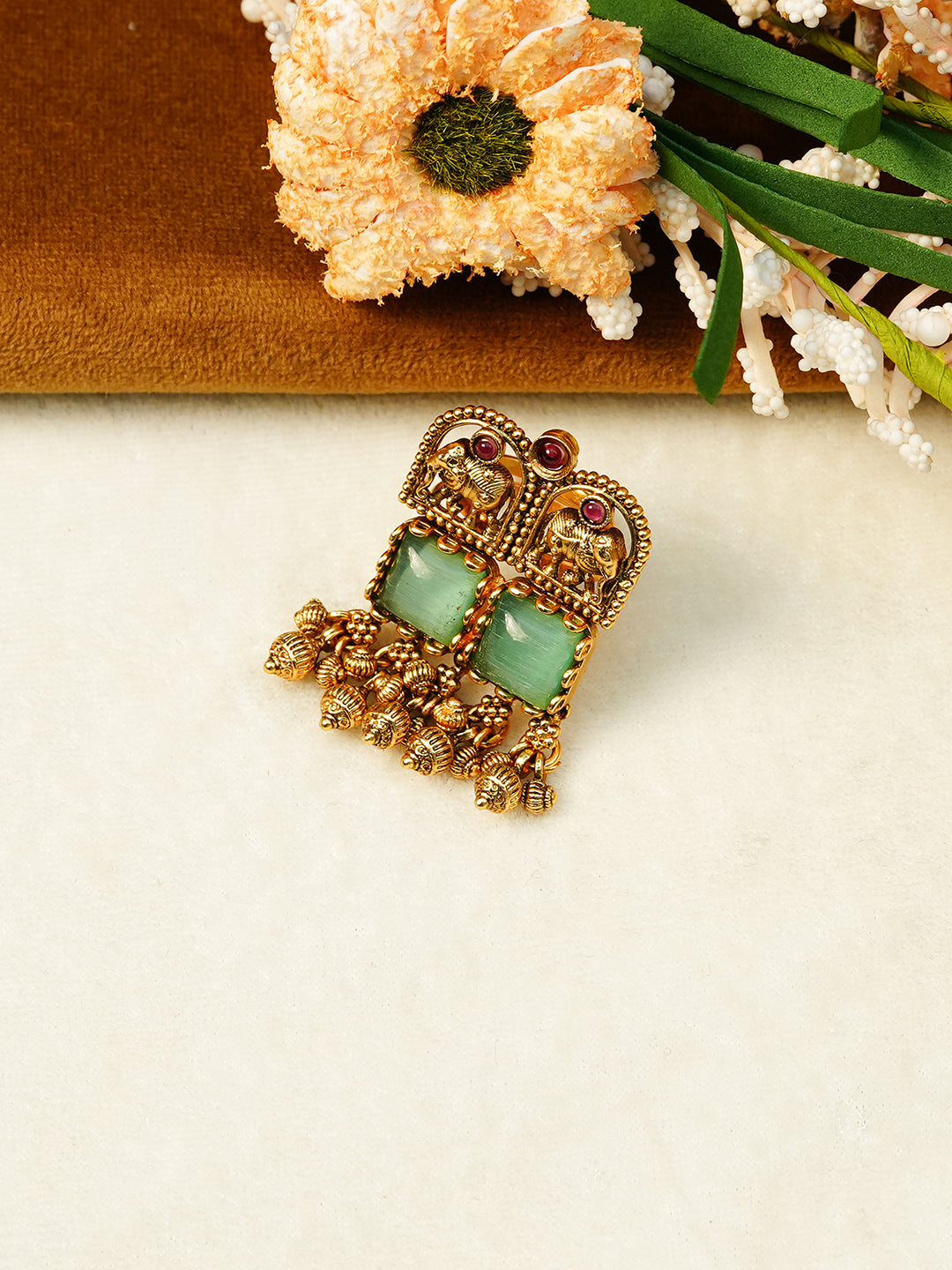 Aanura Heritage Adjustable Statement Ring