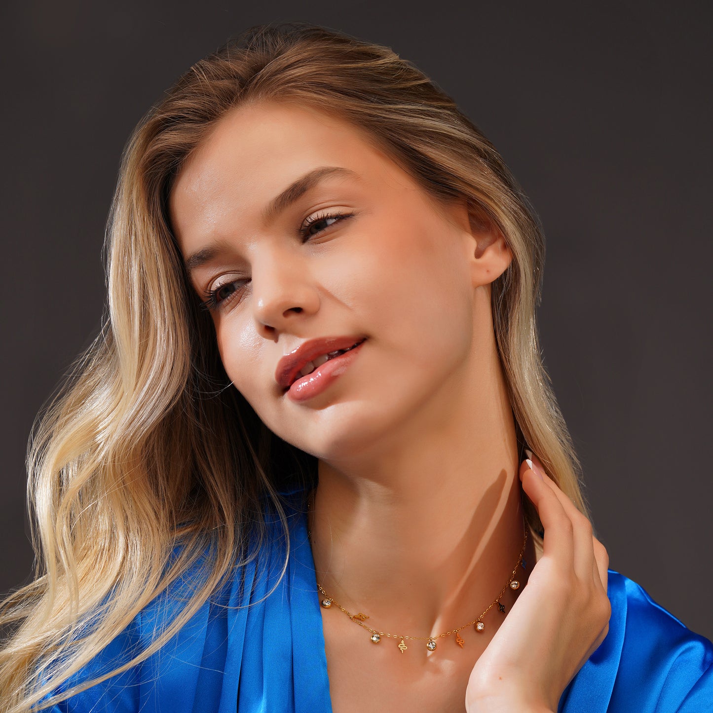 Aanura Delicate Charm Drop Adjustable Necklace